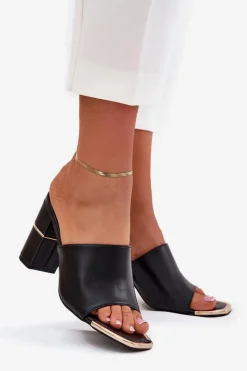 Klapki Na Obcasie|Klapki Damskie Klasyczne><noscript><img width=