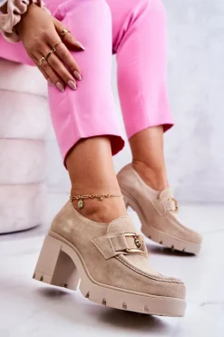 Półbuty Skórzane><noscript><img width=