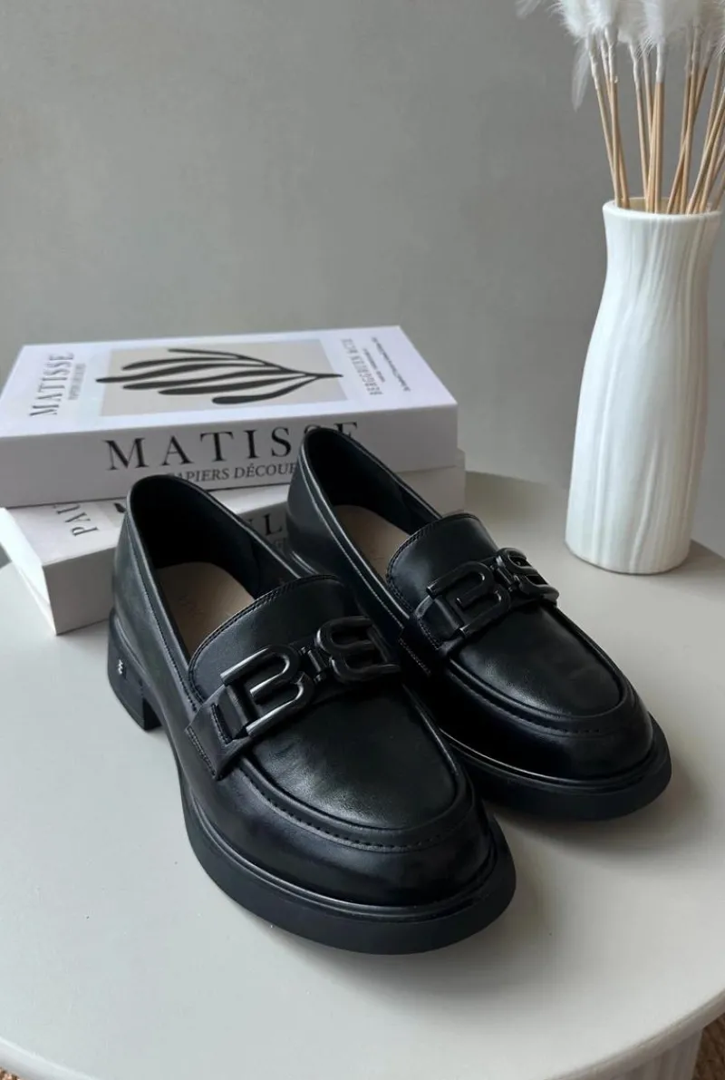 Loafersy Damskie|Mokasyny Płaskie>Buty damskie Vinceza Eleganckie Skórzane Mokasyny Damskie Czarne Triana Czarny