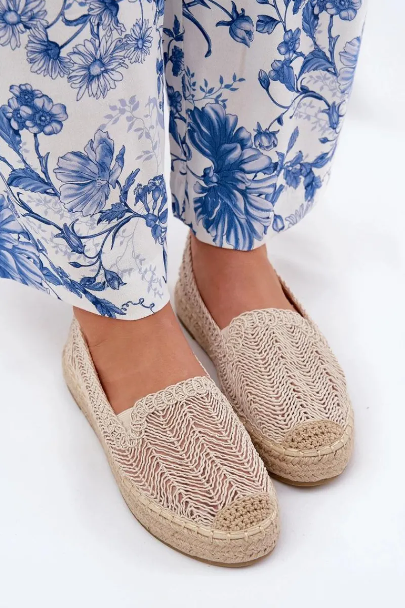 Espadryle Na Platformie>Buty damskie Vinceza Espadryle Damskie Na Platformie Vinceza 17392 Beżowe Beżowy