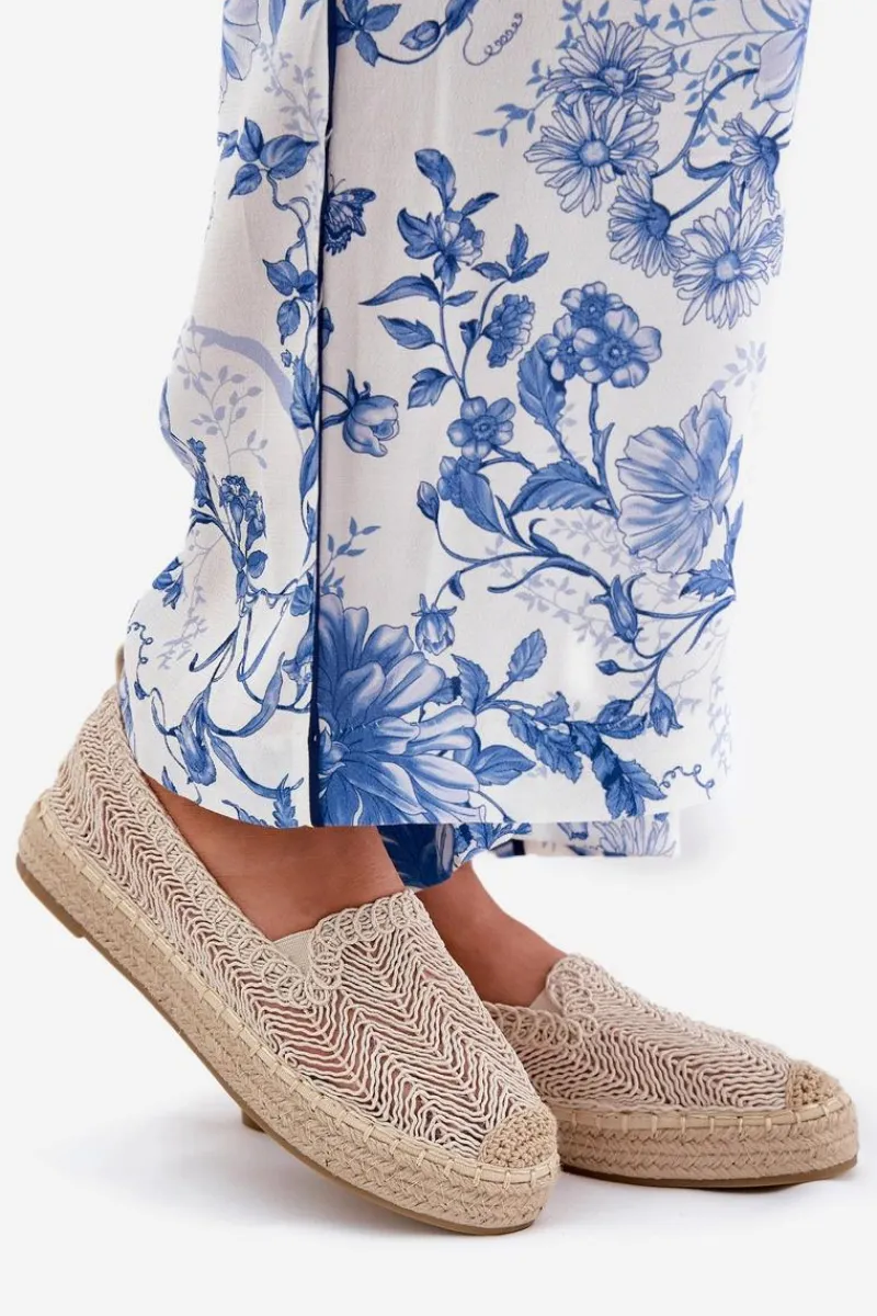 Espadryle Na Platformie>Buty damskie Vinceza Espadryle Damskie Na Platformie Vinceza 17392 Beżowe Beżowy