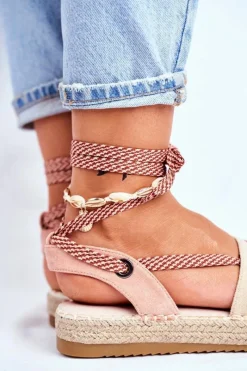 New Espadryle Damskie Na Platformie Lniane Beżowe Monacoz Damskie Czarne Espadryle