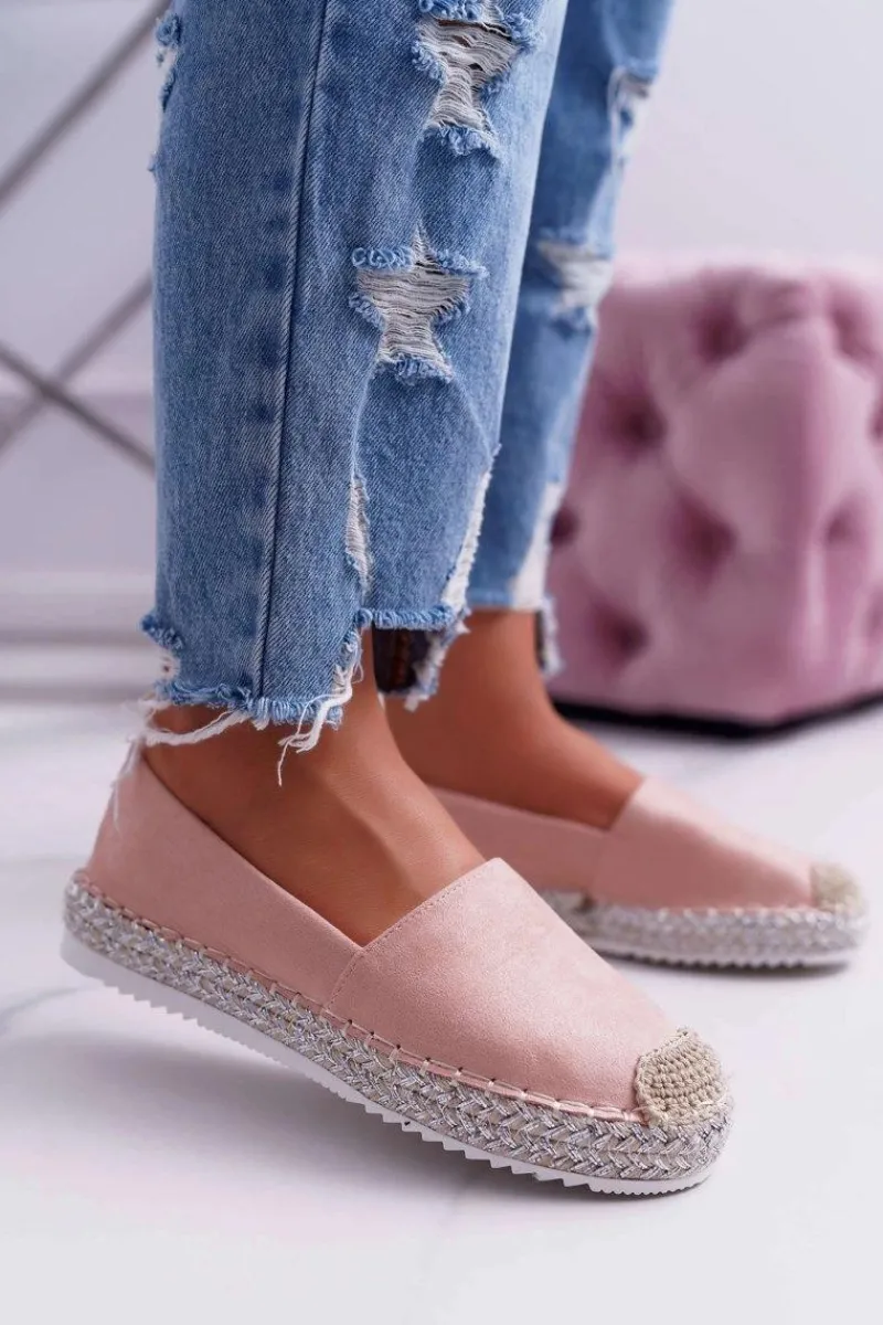 Discount Espadryle Damskie Różowe Carian Damskie Czarne Espadryle