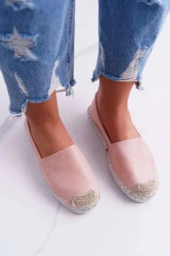Discount Espadryle Damskie Różowe Carian Damskie Czarne Espadryle