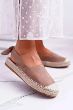 Czarne Espadryle>Boto Espadryle Damskie Tenisówki Khaki Moriente