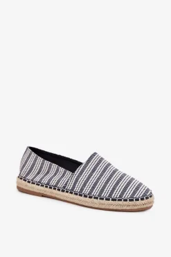 Outlet Espadryle Męskie Z Plecionką Granatowe Daniell Męskie Trampki Niskie|Trampki Męskie Niskie