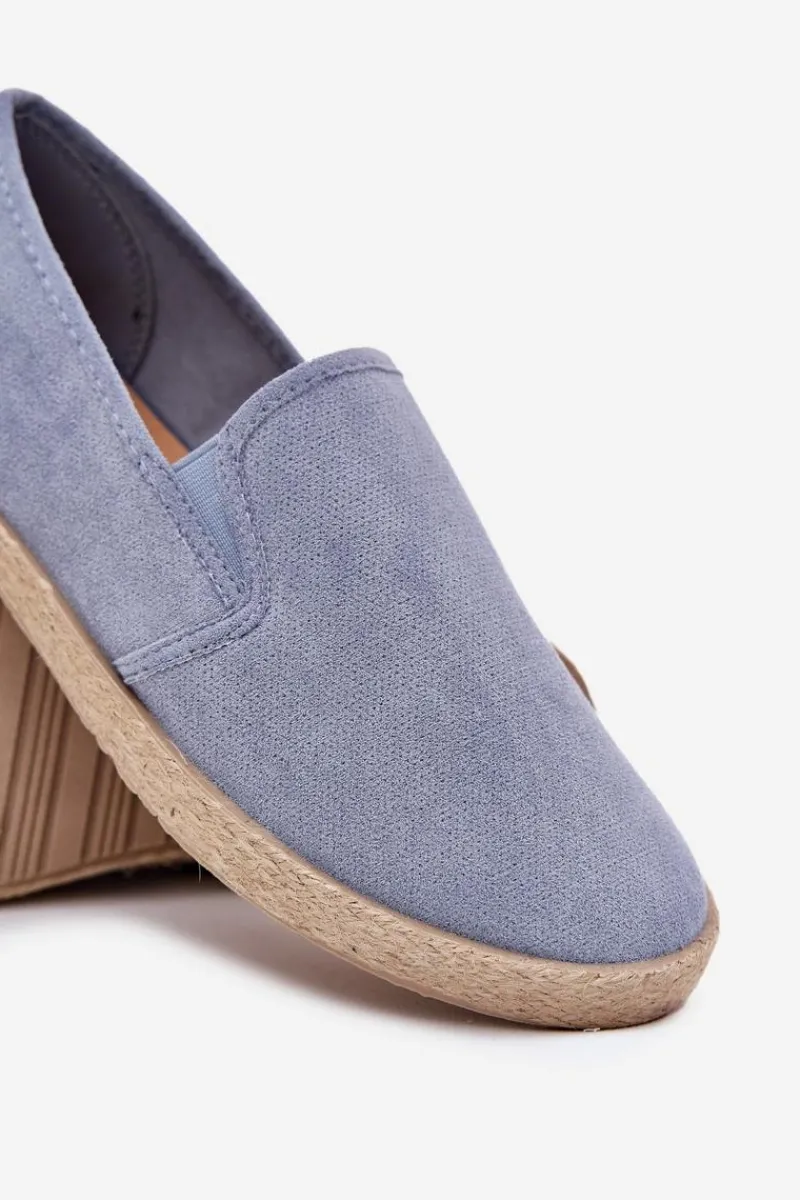 Trampki Niskie|Trampki Męskie Niskie>Boto Espadryle Tenisówki Męskie Z Eko Zamszu Niebieskie Lunaria