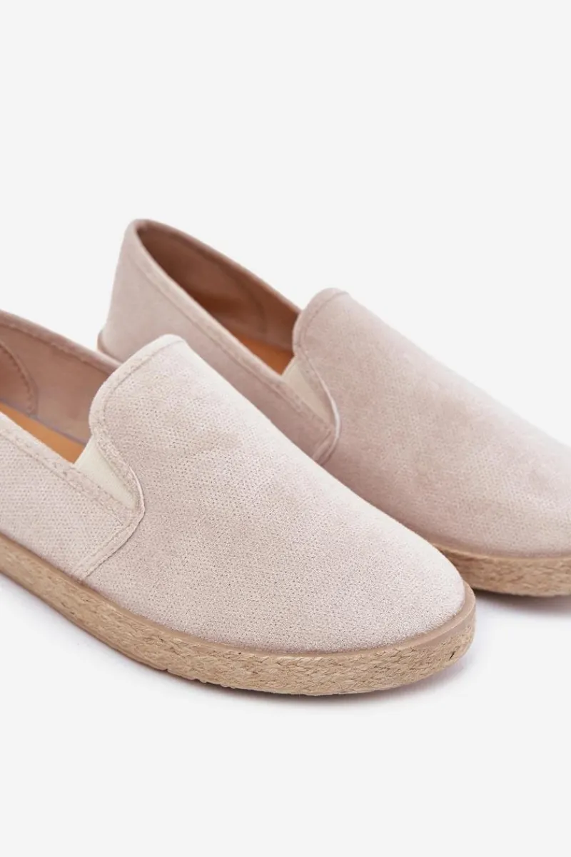 Trampki Niskie|Trampki Męskie Niskie>Boto Espadryle Tenisówki Męskie Z Eko Zamszu Beżowe Lunaria