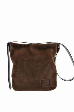 Sale Futrzana Torebka Big Star OO574035 Brązowa Torebki Klasyczne