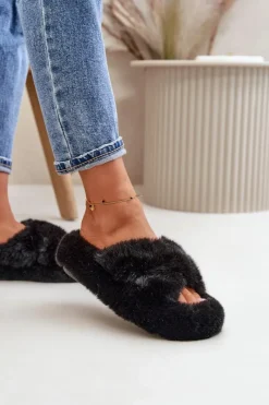 Kapcie Klasyczne|Klapki Z Futerkiem><noscript><img width=