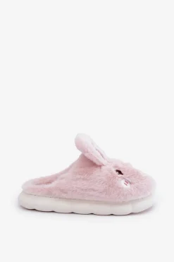 Best Futrzane Kapcie Z Motywem Króliczka Różowe Natasha Damskie Kapcie Klasyczne