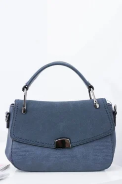 Best Boto Granatowa Torebka Damska Kuferek