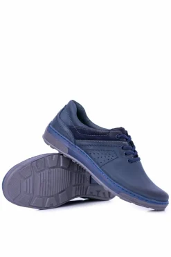 Półbuty Casual>Boto Granatowe Męskie Półbuty Casual Ventrillo