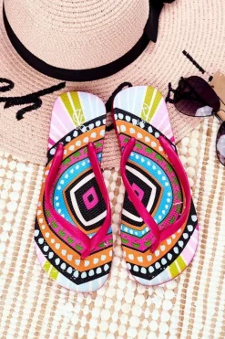 Discount Gumowe Klapki Japonki Lu Boo Różowe Damskie Klapki Sportowe|Klapki Damskie Japonki