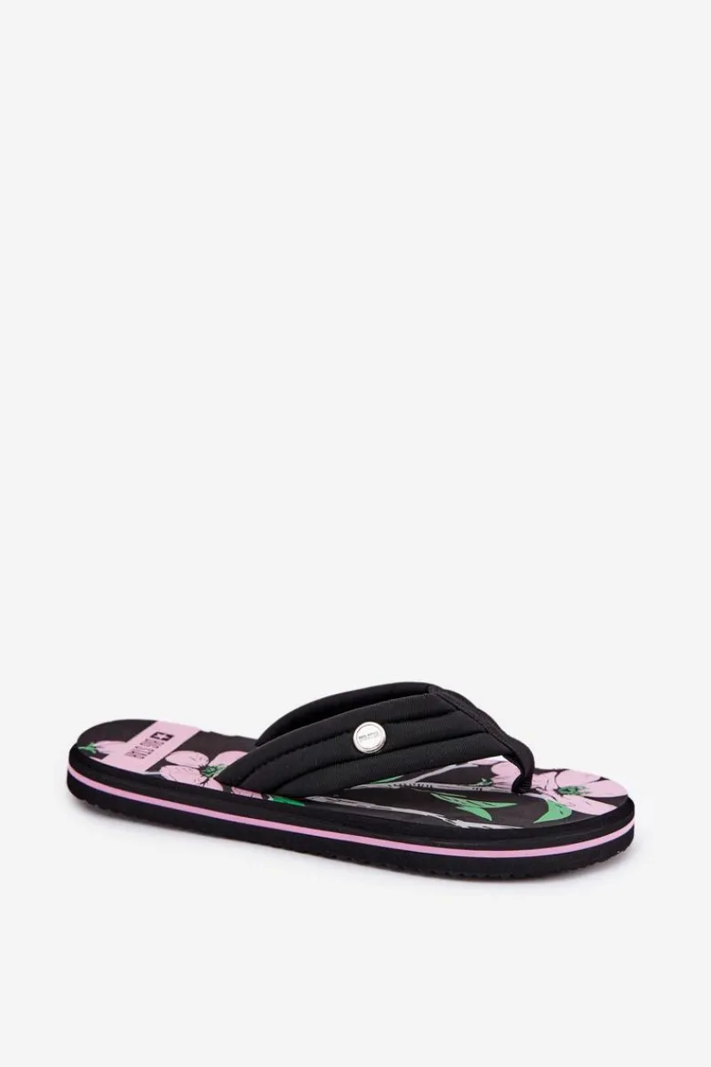 Klapki Sportowe|Klapki Damskie Big Star>Big Star Shoes Japonki Klapki Damskie Piankowe Big Star RR274A111 Czarne Czarny