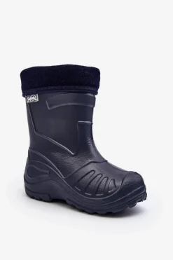 Chłopięce|Dziewczęce>BEFADO Kalosze Dziecięce Ocieplane 162X103 Granatowe Niebieski