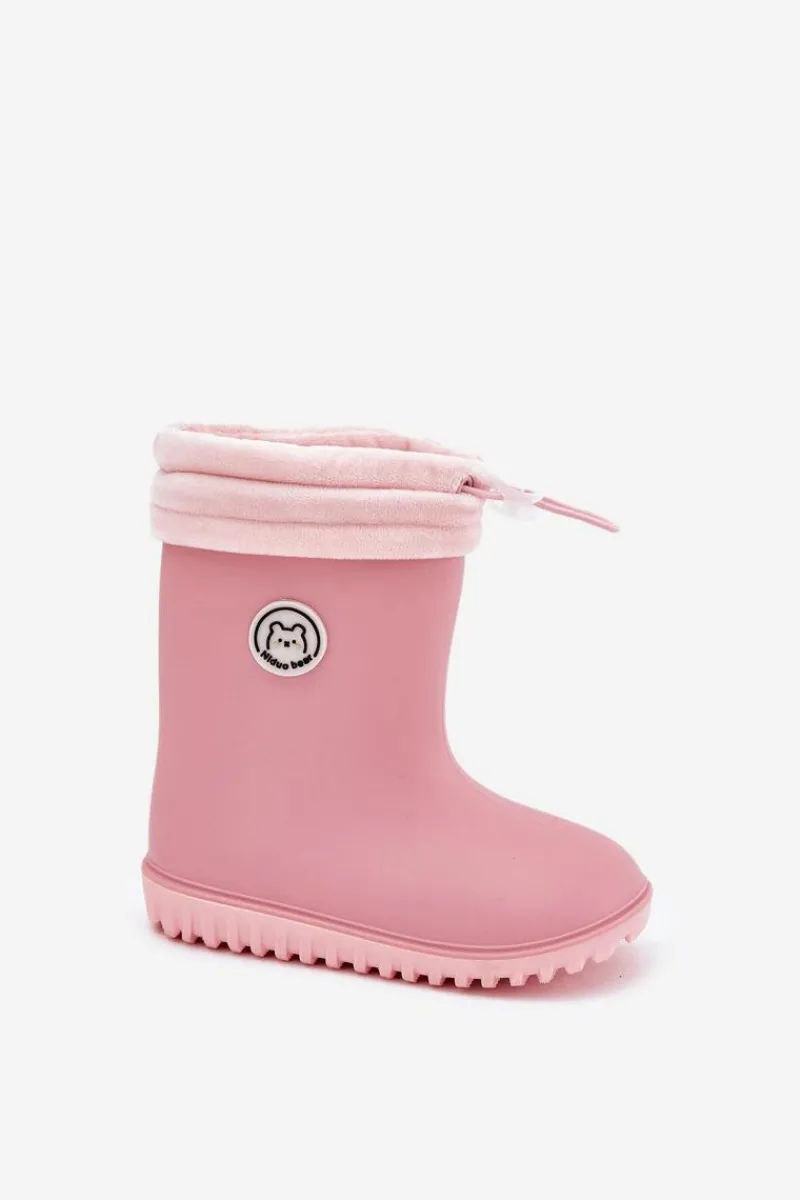 Discount Kalosze Dziecięce Z Ocieplaczem Różowe Odirisse Dzieci Dziewczęce