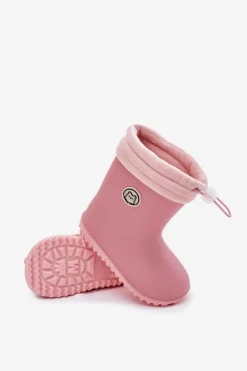 Discount Kalosze Dziecięce Z Ocieplaczem Różowe Odirisse Dzieci Dziewczęce