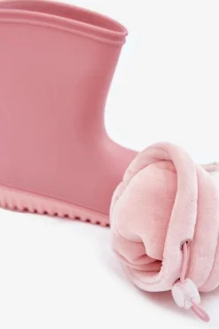 Discount Kalosze Dziecięce Z Ocieplaczem Różowe Odirisse Dzieci Dziewczęce