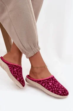 Online Kapcie Damskie Love ET000032 Różowe Damskie Kapcie Klasyczne|Klapki Damskie Klasyczne