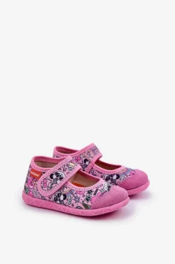 Hot Kapcie Dziecięce Na Rzep W Pandy Różowe Esnia Dzieci Dziewczęce|Back To School