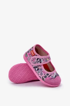 Hot Kapcie Dziecięce Na Rzep W Pandy Różowe Esnia Dzieci Dziewczęce|Back To School