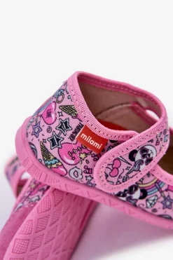 Hot Kapcie Dziecięce Na Rzep W Pandy Różowe Esnia Dzieci Dziewczęce|Back To School