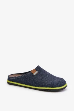 Klapki Męskie Klasyczne|Papcie Męskie>INBLU Kapcie Męskie Obuwie Domowe SI000023 Grantowe