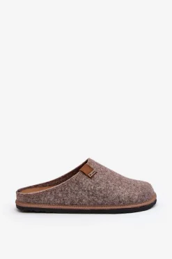 Klapki Męskie Klasyczne|Papcie Męskie>INBLU Kapcie Męskie Profilaktyczne SI000001 Beżowe