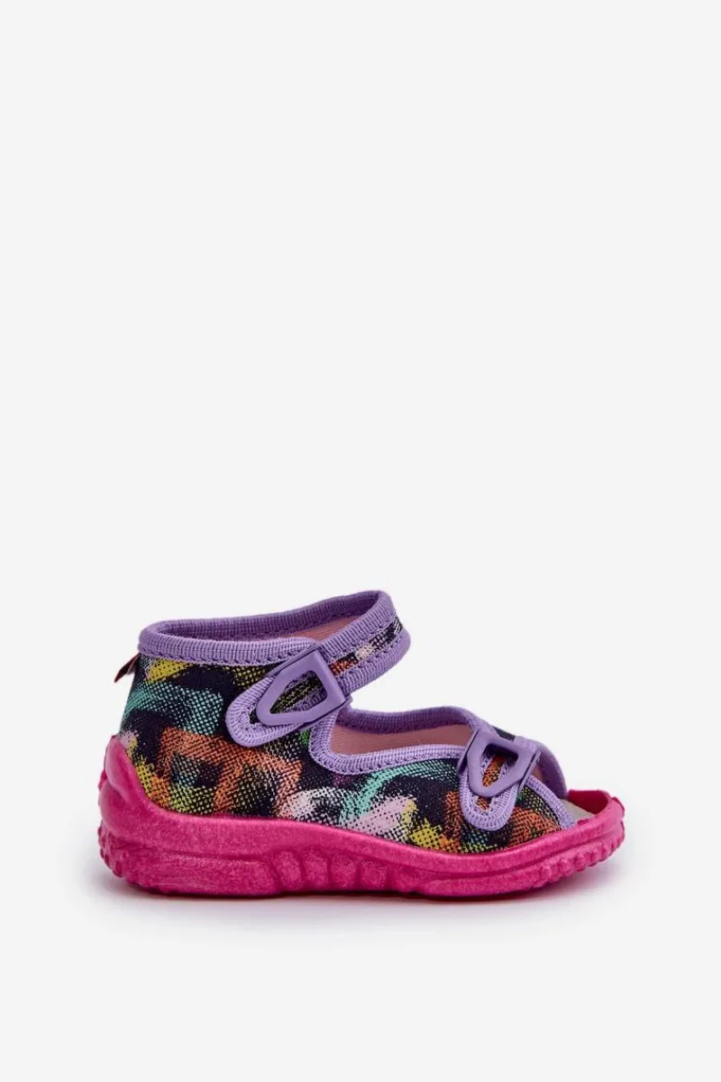 Best Kapcie Sandałki Dziecięce NEL 310-06 GOKIDS Multikolor Dzieci Dziewczęce|Dziewczęce