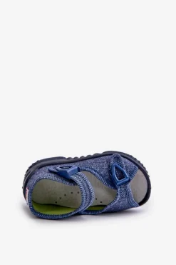 Chłopięce|Chłopięce></noscript>Boto Kapcie Sandałki Dziecięce NEL 310-06 GOKIDS Granatowe Niebieski