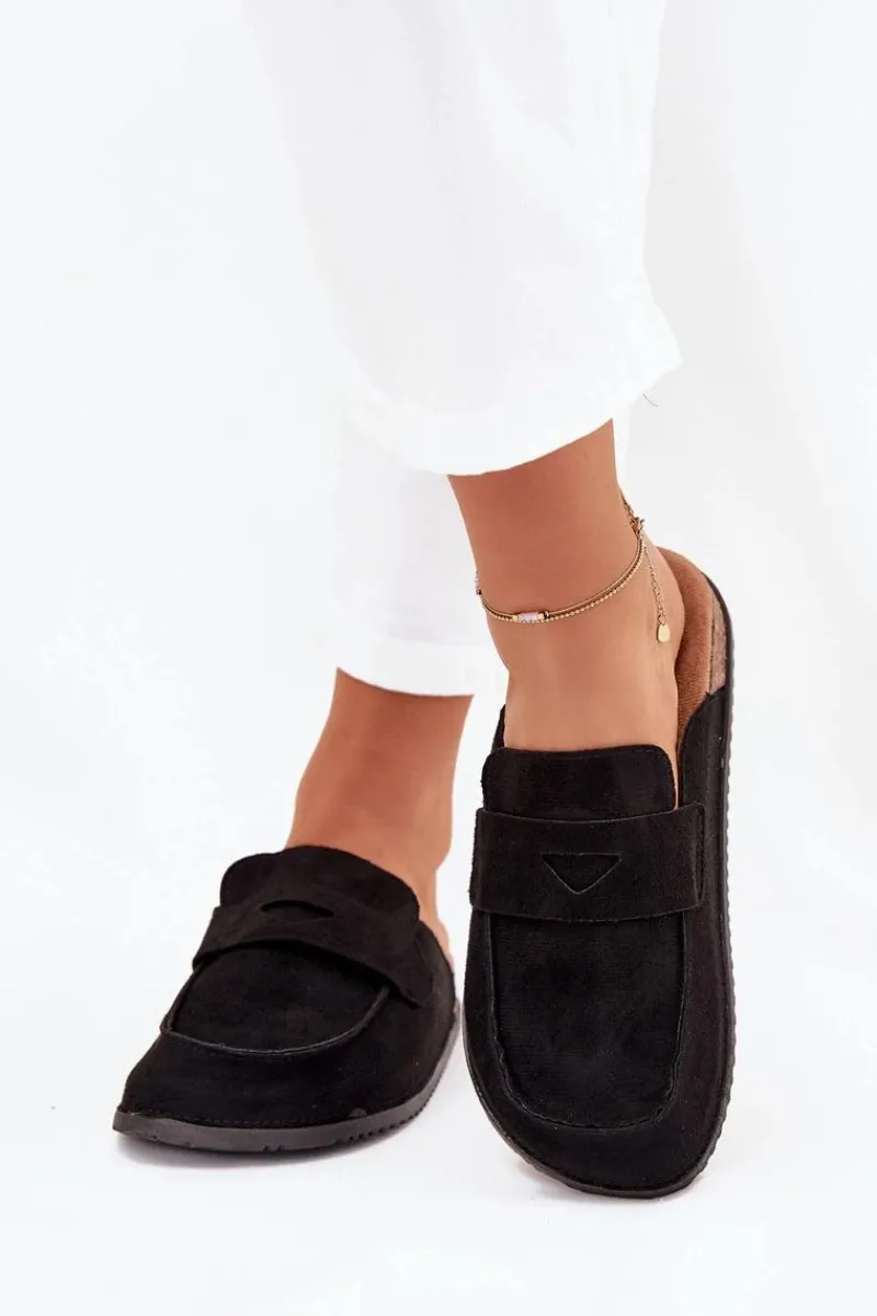 Outlet Klapki Chodaki Damskie Na Korkowej Platformie Czarne Nivalia Damskie Klapki Korkowe|Klapki Na Platformie