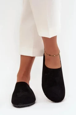 Kapcie Klasyczne|Klapki Korkowe>Boto Klapki Chodaki Damskie Na Platformie Czarne Sylviane Czarny