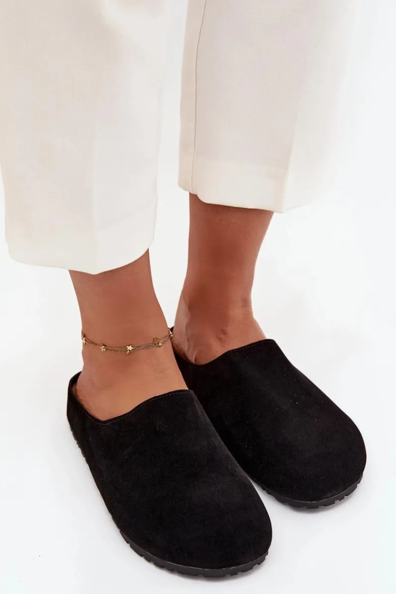 Kapcie Klasyczne|Klapki Korkowe>Boto Klapki Chodaki Damskie Na Platformie Czarne Sylviane Czarny