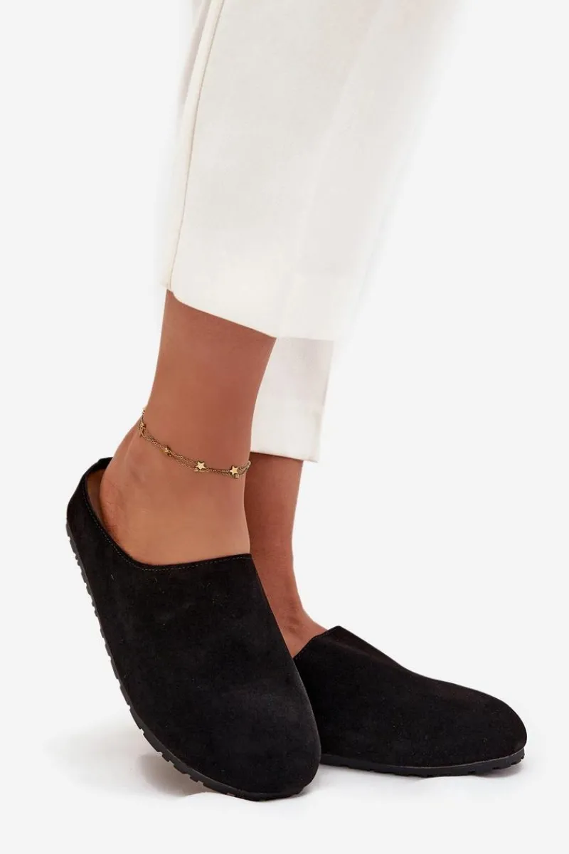 Kapcie Klasyczne|Klapki Korkowe>Boto Klapki Chodaki Damskie Na Platformie Czarne Sylviane Czarny