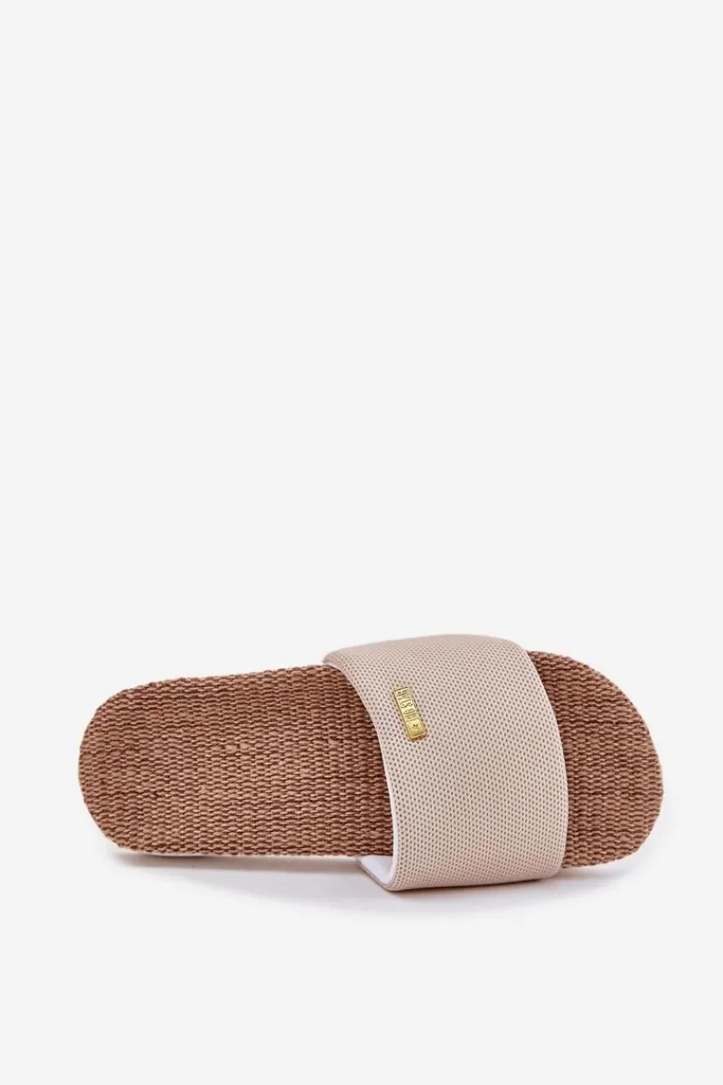 Best Klapki Damskie Big Star RR274A102 Beżowe Damskie Klapki Damskie Big Star|Klapki Damskie Klasyczne