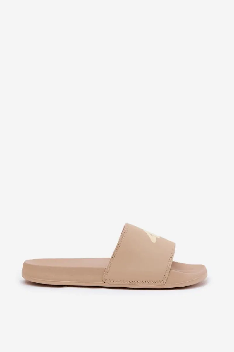 Outlet Klapki Damskie RMM00FSLIF010-83S Beżowe Damskie Klapki Sportowe|Klapki Damskie Klasyczne