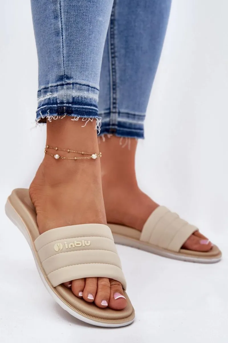 Online Klapki Damskie SF000003 Beżowe Damskie Klapki Basenowe|Klapki Damskie Klasyczne