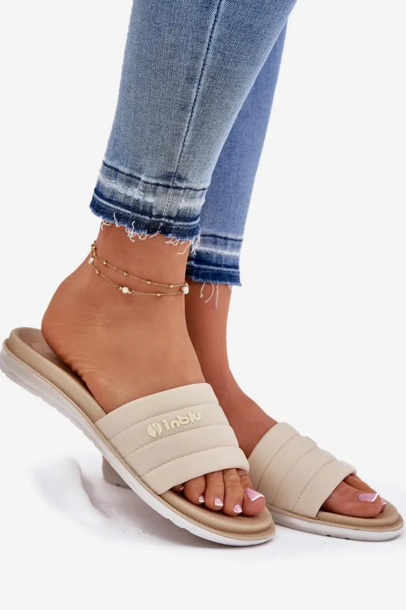 Online Klapki Damskie SF000003 Beżowe Damskie Klapki Basenowe|Klapki Damskie Klasyczne