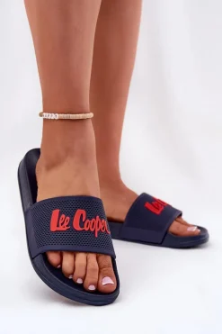 Klapki Basenowe|Klapki Damskie Klasyczne>Lee Cooper Klapki Damskie LCW-25-07-3524L Granatowe Niebieski