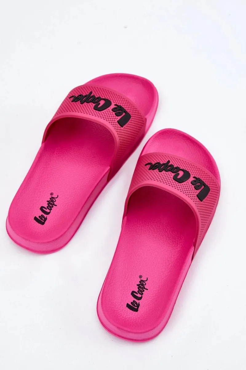Sale Lee Cooper Klapki Damskie LCW-25-07-3521L Fuksja Różowy