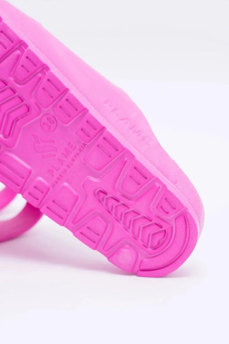 Discount Boto Klapki Damskie Lekkie Ogrodowe Różowe