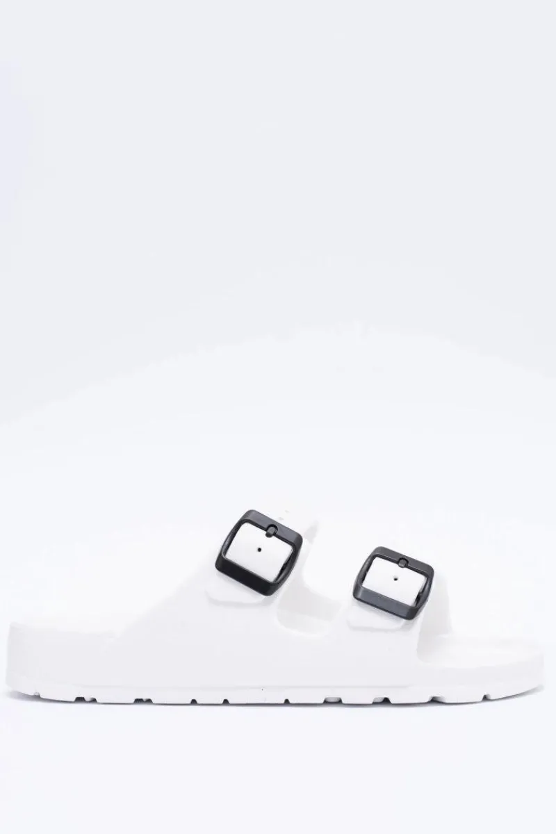 Klapki Sportowe|Klapki Damskie Klasyczne>Boto Klapki Damskie Lekkie Ogrodowe Białe