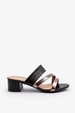 Klapki Na Obcasie|Klapki Damskie Klasyczne><noscript><img width=