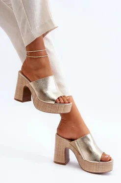 Klapki Na Obcasie|Klapki Damskie Klasyczne><noscript><img width=