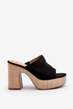 Klapki Na Obcasie|Klapki Damskie Klasyczne><noscript><img width=