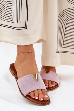 Klapki Damskie Klasyczne><noscript><img width=