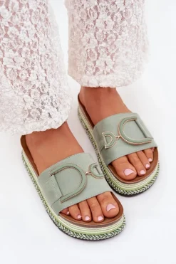 Klapki Na Platformie|Klapki Damskie Klasyczne><noscript><img width=