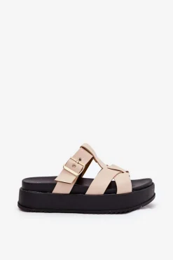 Klapki Na Platformie|Klapki Damskie Klasyczne><noscript><img width=