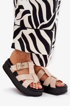 Klapki Na Platformie|Klapki Damskie Klasyczne><noscript><img width=